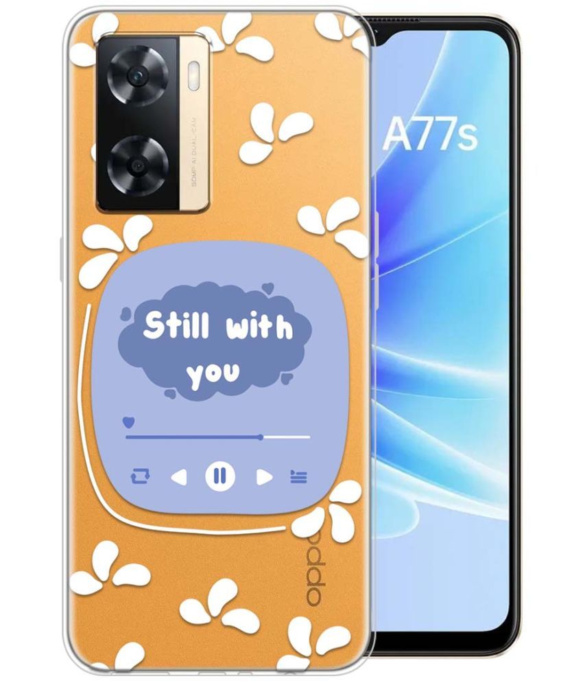     			Fashionury Multicolor Printed Back Cover Silicon Compatible For Oppo A77S ( Pack of 1 )