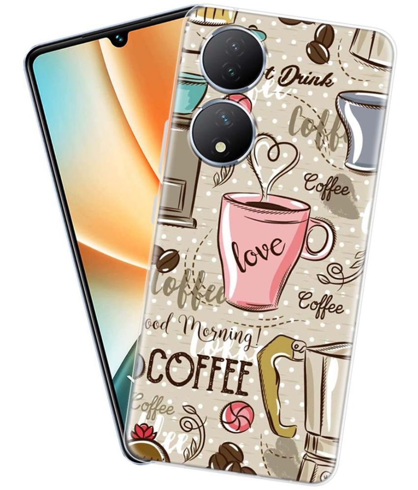     			Fashionury Multicolor Printed Back Cover Silicon Compatible For Vivo Y100 5G ( Pack of 1 )