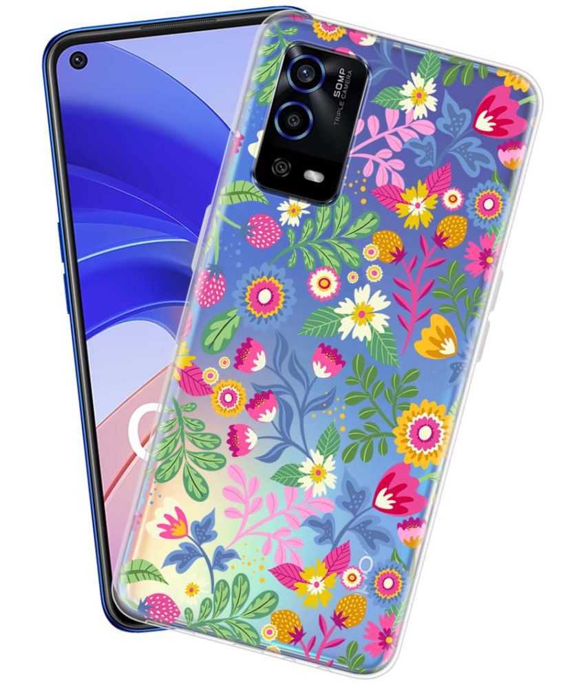     			Fashionury Multicolor Printed Back Cover Silicon Compatible For Oppo A55 4G ( Pack of 1 )