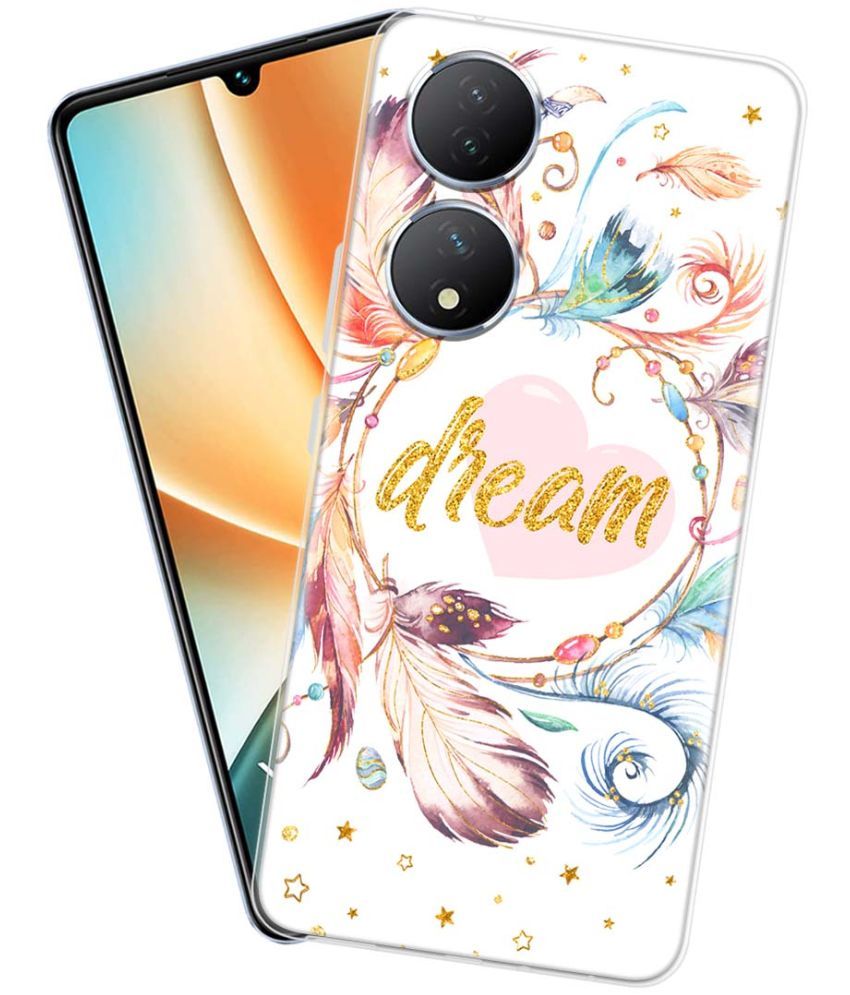     			Fashionury Multicolor Printed Back Cover Silicon Compatible For Vivo Y100 5G ( Pack of 1 )