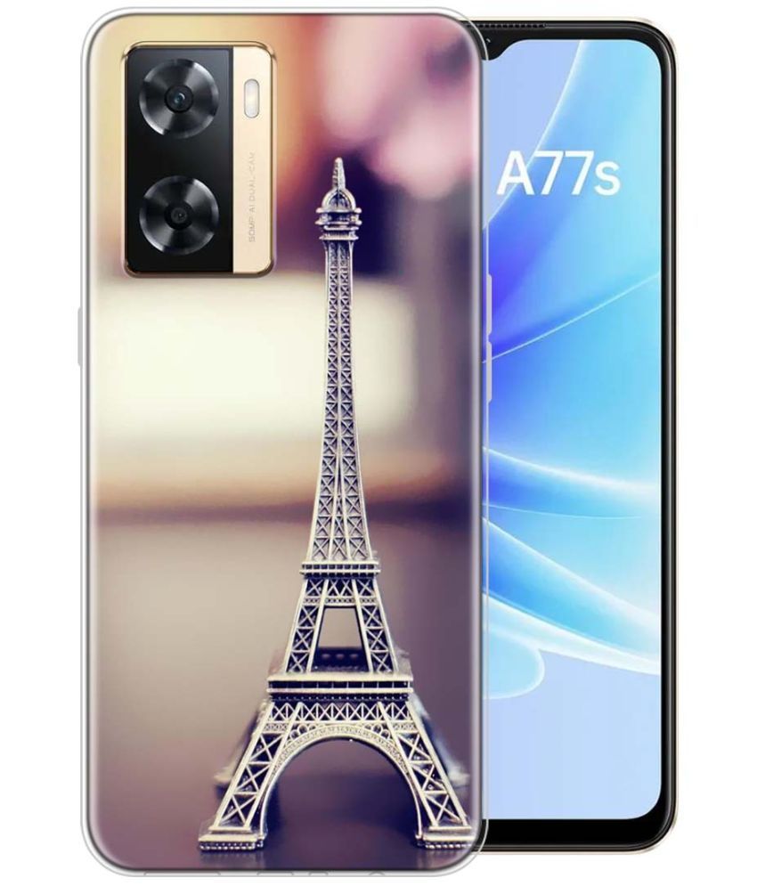     			Fashionury Multicolor Printed Back Cover Silicon Compatible For Oppo A77S ( Pack of 1 )