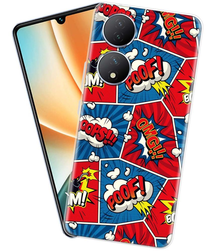     			Fashionury Multicolor Printed Back Cover Silicon Compatible For Vivo Y100 5G ( Pack of 1 )