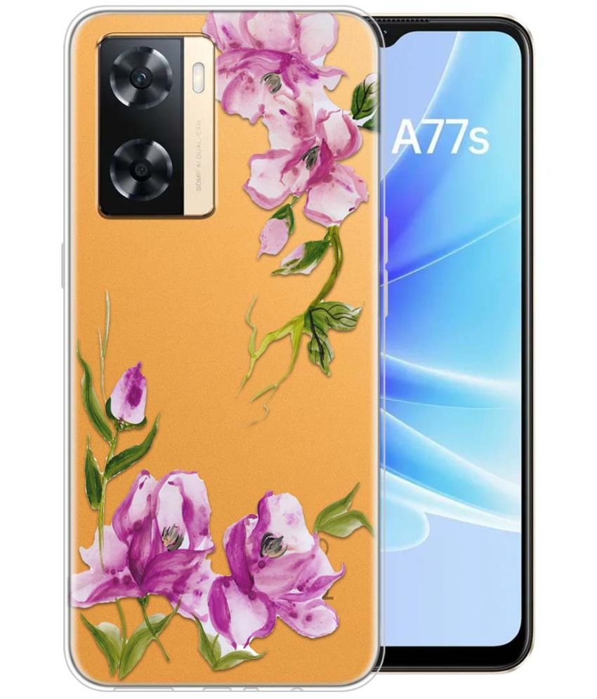     			Fashionury Multicolor Printed Back Cover Silicon Compatible For Oppo A77S ( Pack of 1 )