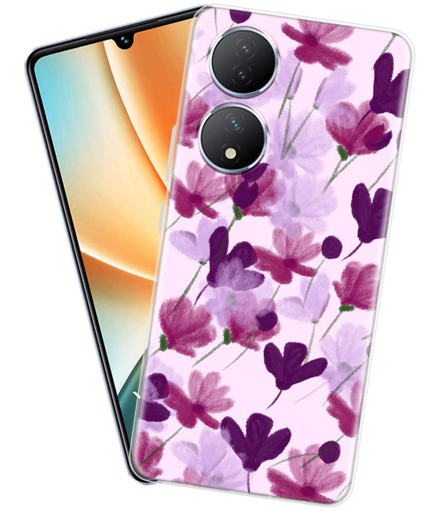     			Fashionury Multicolor Printed Back Cover Silicon Compatible For Vivo Y100 5G ( Pack of 1 )