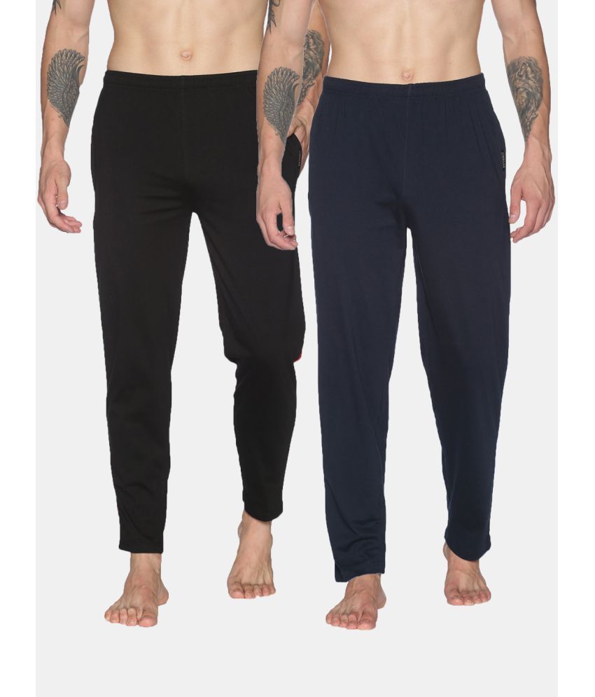     			Dollar Multicolor Cotton Blend Men's Trackpants ( Pack of 2 )