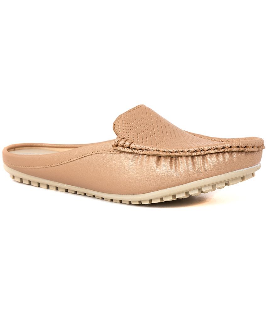     			KHADIM Rose Gold Women's Flats