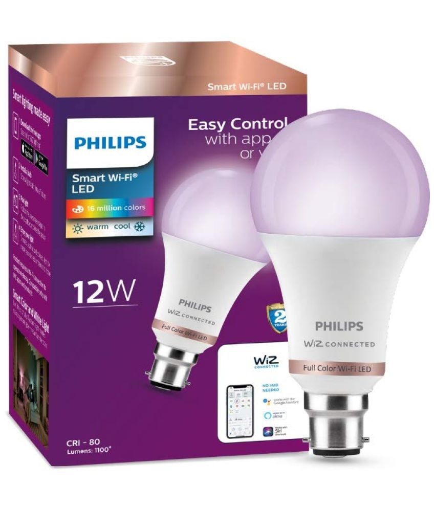     			Philips 12w Dimmable Smart Bulb ( Single Pack )
