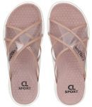 Carlton London Pink Women's Slide Flip Flop