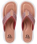 Carlton London Pink Women's Thong Flip Flop