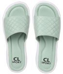 Carlton London Sea Green Women's Slide Flip Flop