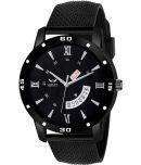 HAMT Black Leather Analog Men's Watch