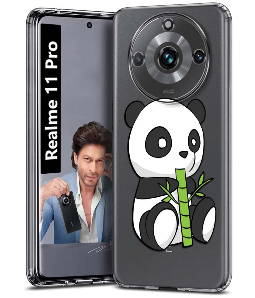     			Fashionury Multicolor Printed Back Cover Silicon Compatible For Realme 11 Pro ( Pack of 1 )