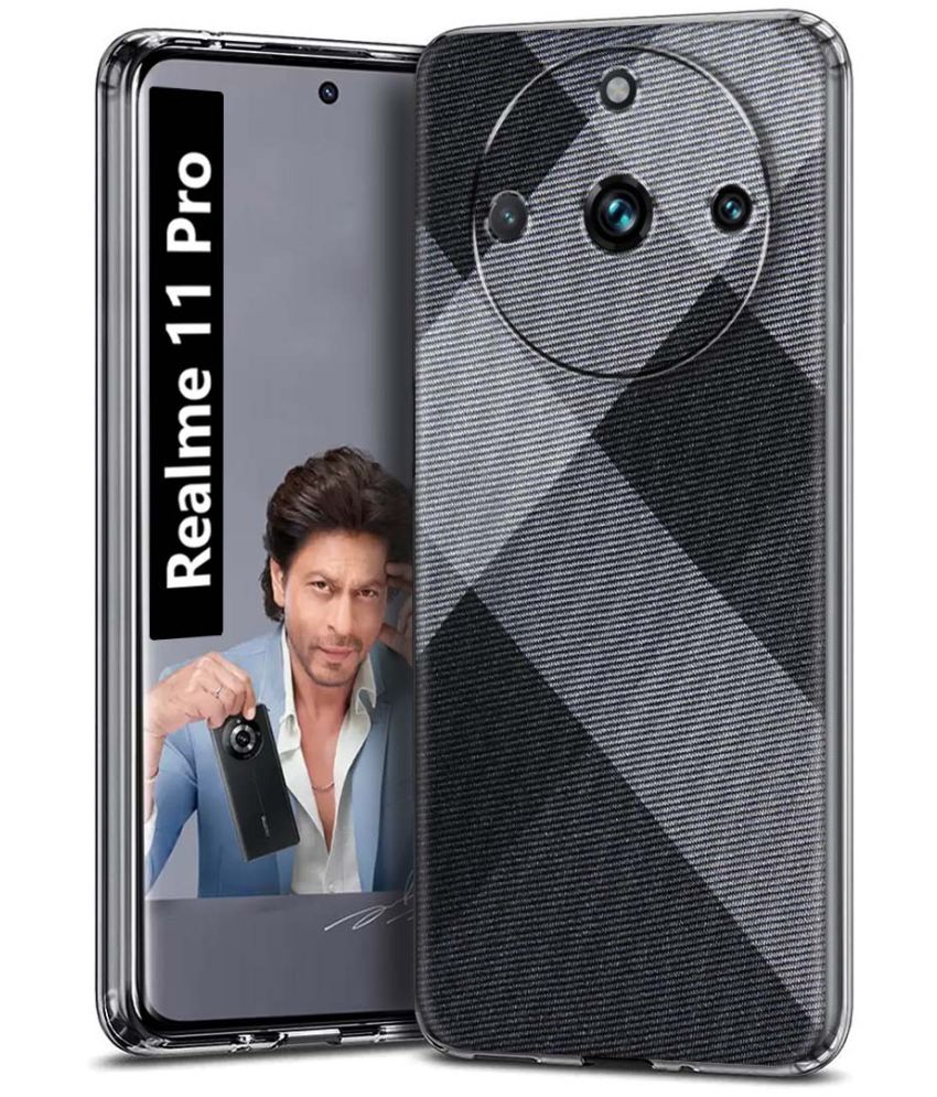     			Fashionury Multicolor Printed Back Cover Silicon Compatible For Realme 11 Pro ( Pack of 1 )