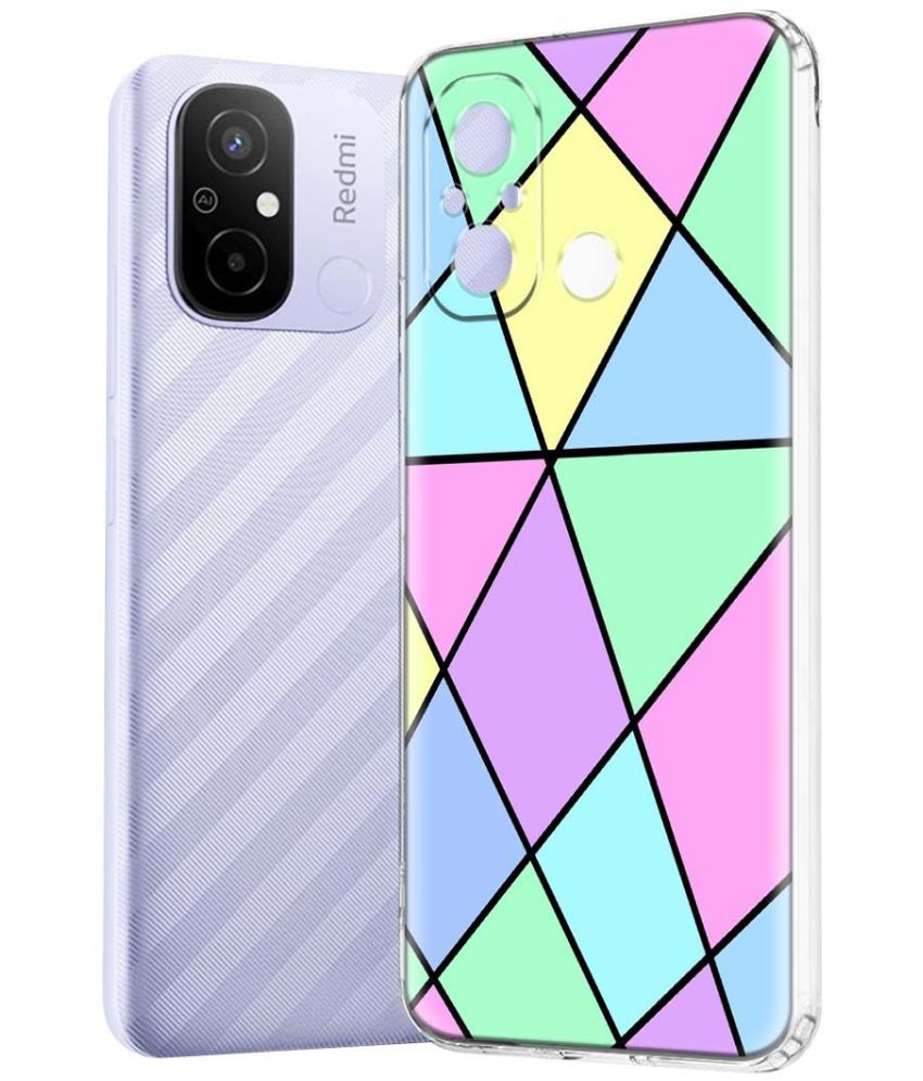     			Fashionury Multicolor Printed Back Cover Silicon Compatible For Redmi 12C ( Pack of 1 )