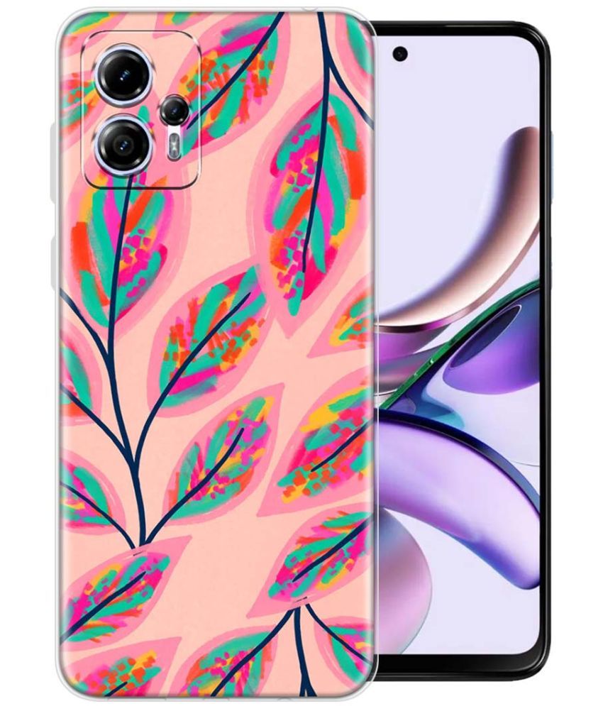     			Fashionury Multicolor Printed Back Cover Silicon Compatible For Moto G13 ( Pack of 1 )