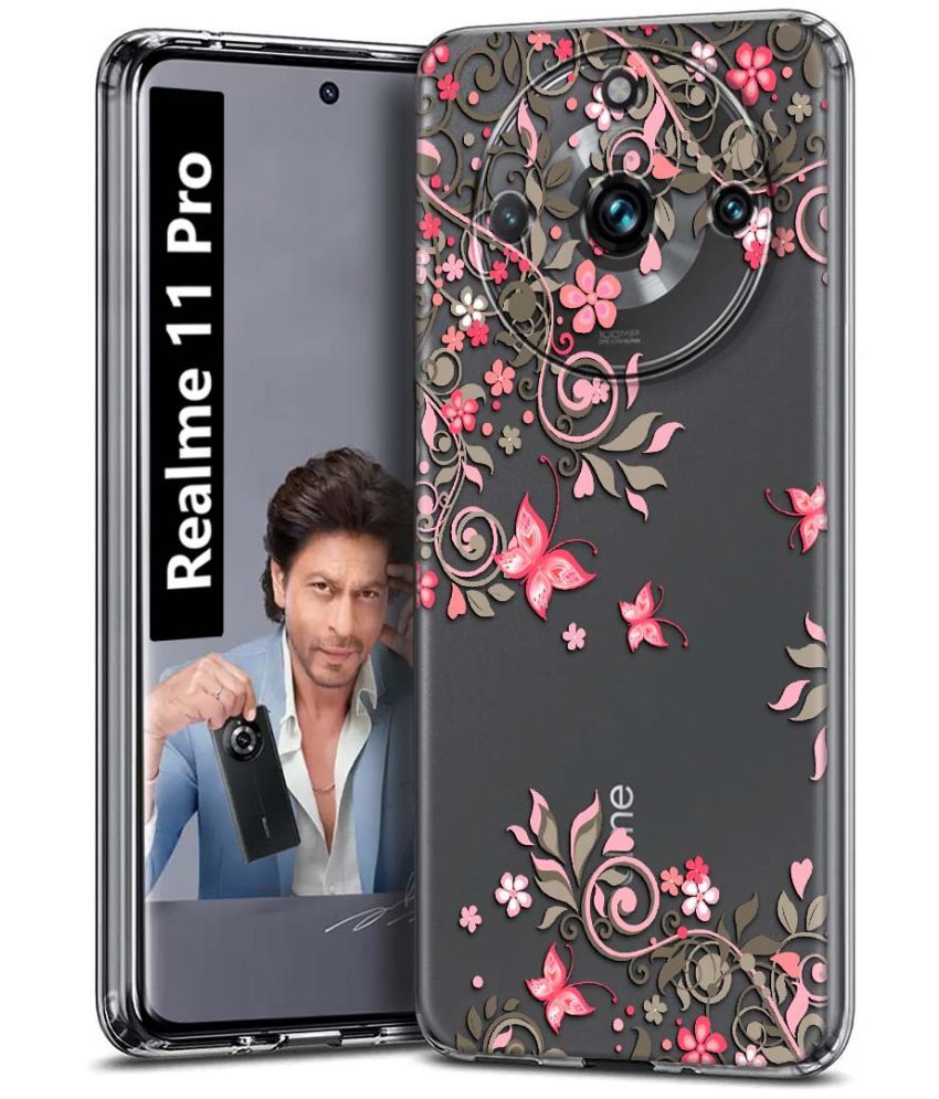     			Fashionury Multicolor Printed Back Cover Silicon Compatible For Realme 11 Pro ( Pack of 1 )