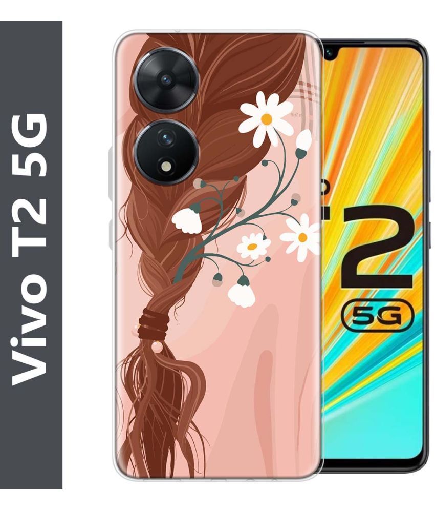     			Fashionury Multicolor Printed Back Cover Silicon Compatible For Vivo T2 5G ( Pack of 1 )