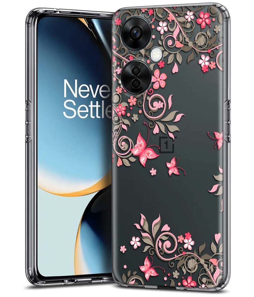     			Fashionury Multicolor Printed Back Cover Silicon Compatible For Oneplus Nord CE 3 Lite 5G ( Pack of 1 )