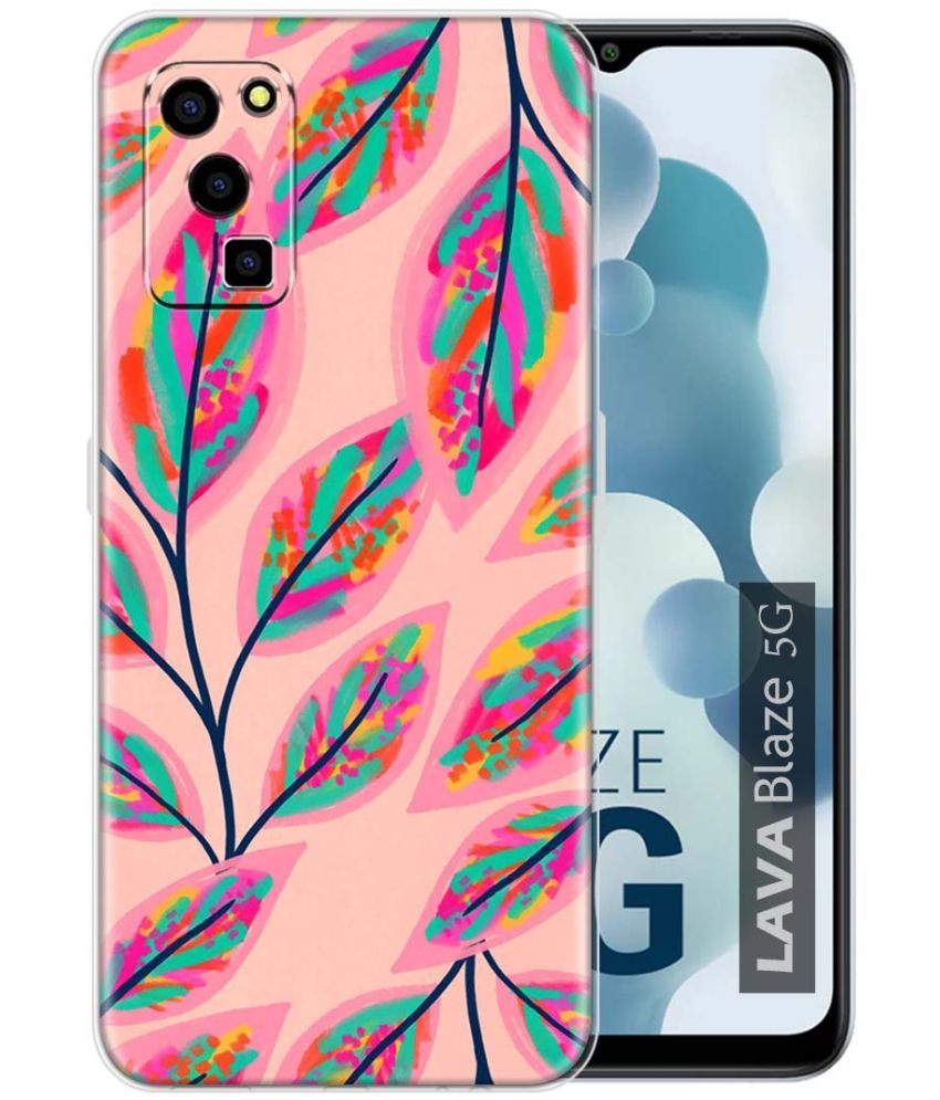     			Fashionury Multicolor Printed Back Cover Silicon Compatible For Lava Blaze 5G ( Pack of 1 )