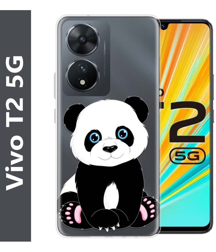     			Fashionury Multicolor Printed Back Cover Silicon Compatible For Vivo T2 5G ( Pack of 1 )