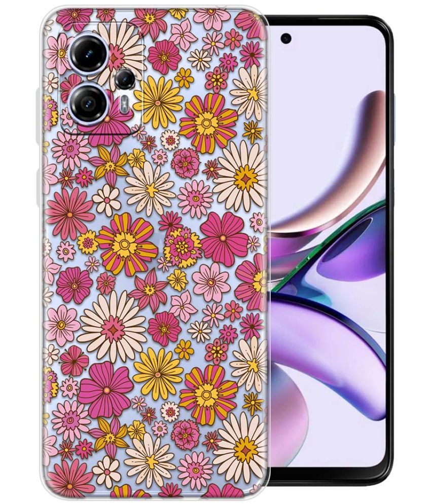     			Fashionury Multicolor Printed Back Cover Silicon Compatible For Moto G13 ( Pack of 1 )