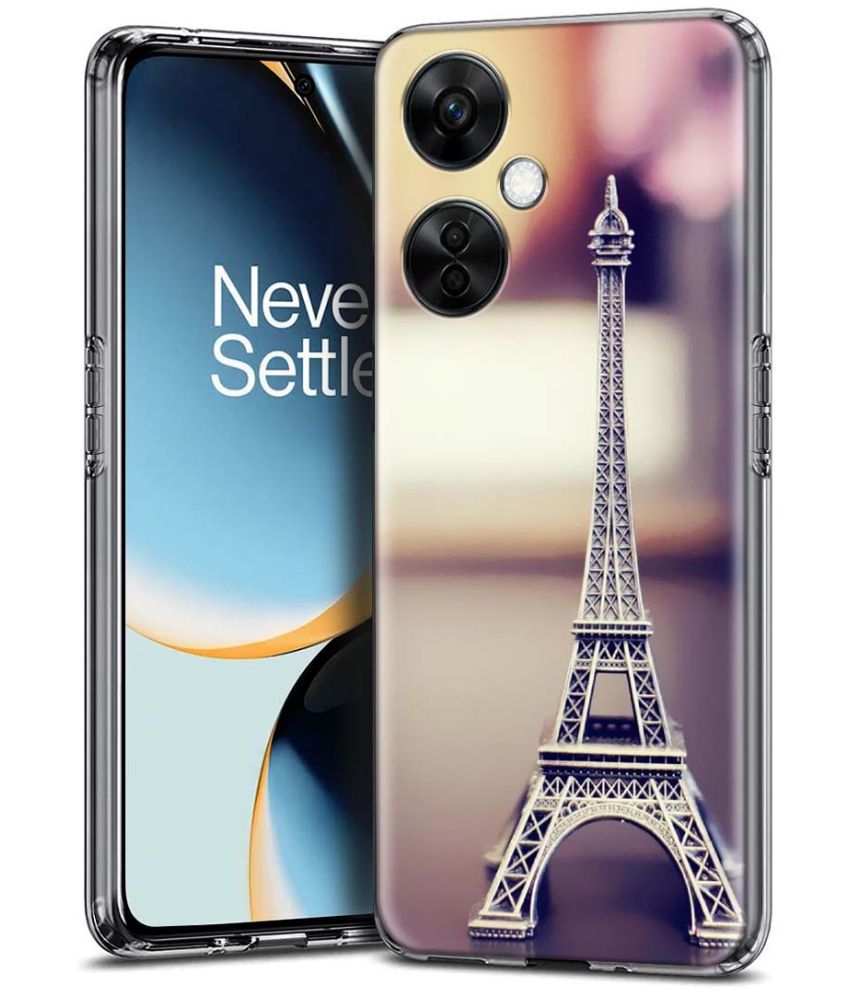     			Fashionury Multicolor Printed Back Cover Silicon Compatible For Oneplus Nord CE 3 Lite 5G ( Pack of 1 )