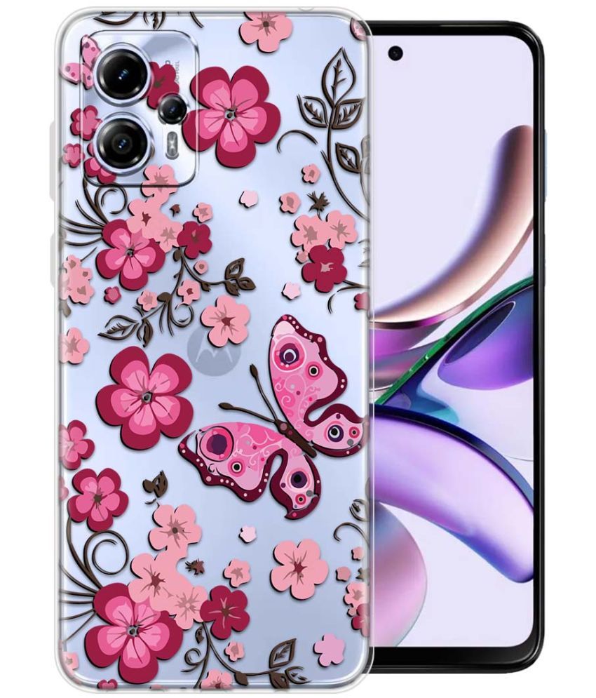     			Fashionury Multicolor Printed Back Cover Silicon Compatible For Moto G13 ( Pack of 1 )