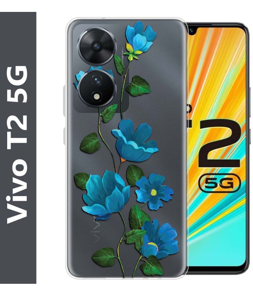     			Fashionury Multicolor Printed Back Cover Silicon Compatible For Vivo T2 5G ( Pack of 1 )