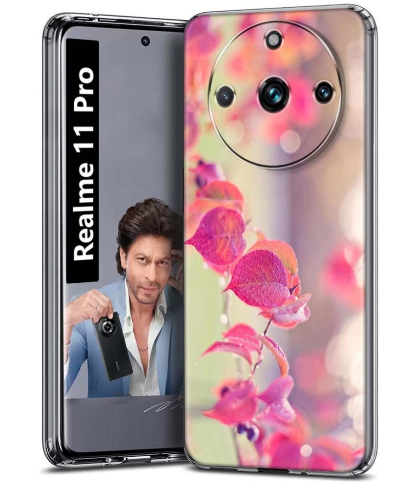     			Fashionury Multicolor Printed Back Cover Silicon Compatible For Realme 11 Pro ( Pack of 1 )