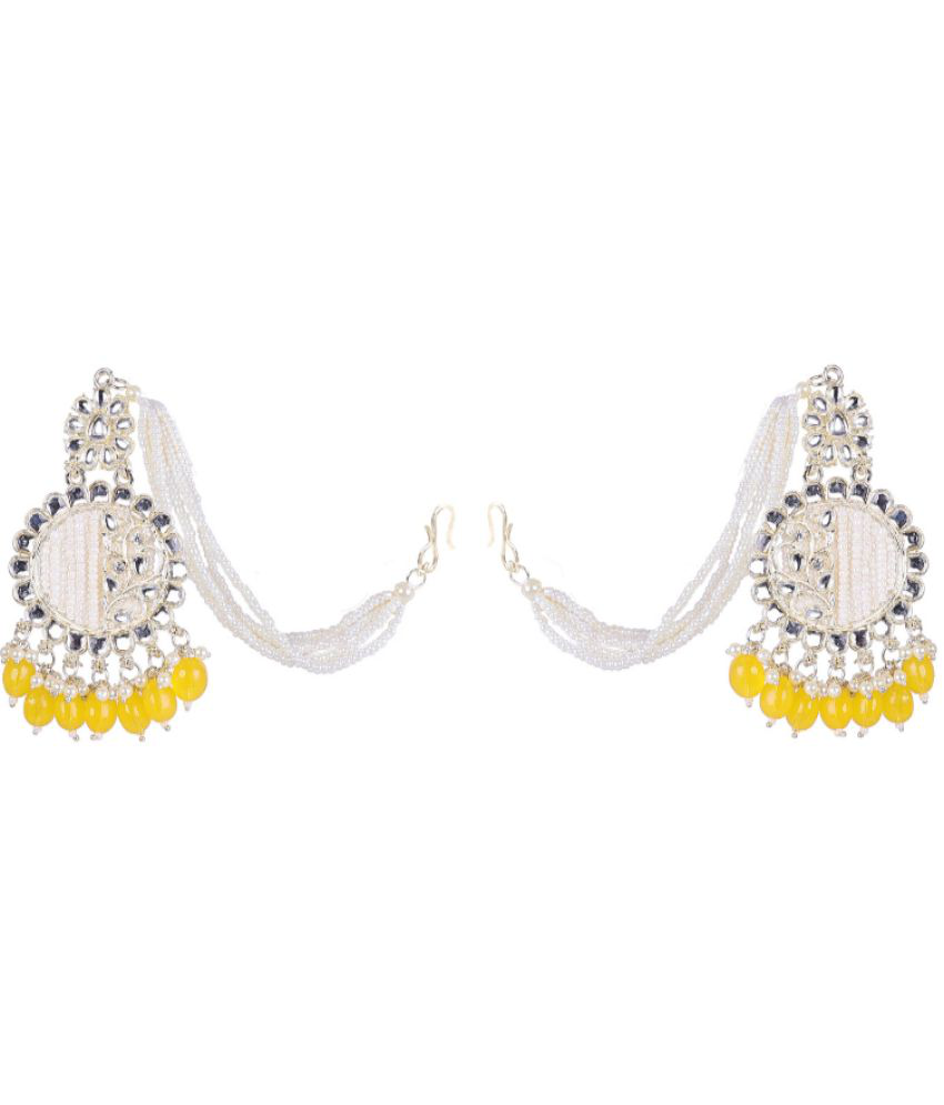     			Jiyanshi fashion Yellow Danglers Earrings ( Pack of 1 )