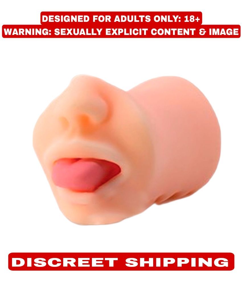     			KAMAHOUSE Pocket Pussy with Real Mouth and Tongue Masturbator Low Price Sex Toy For Men