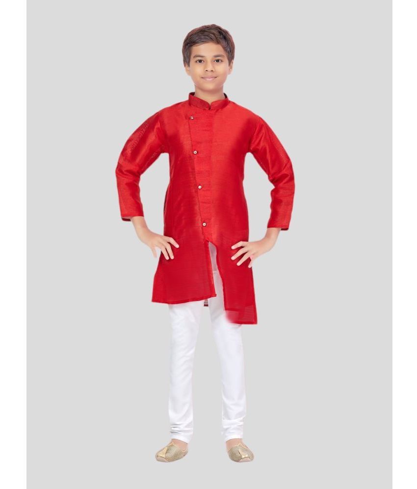     			Aarika Red Silk Boys ( Pack of 1 )