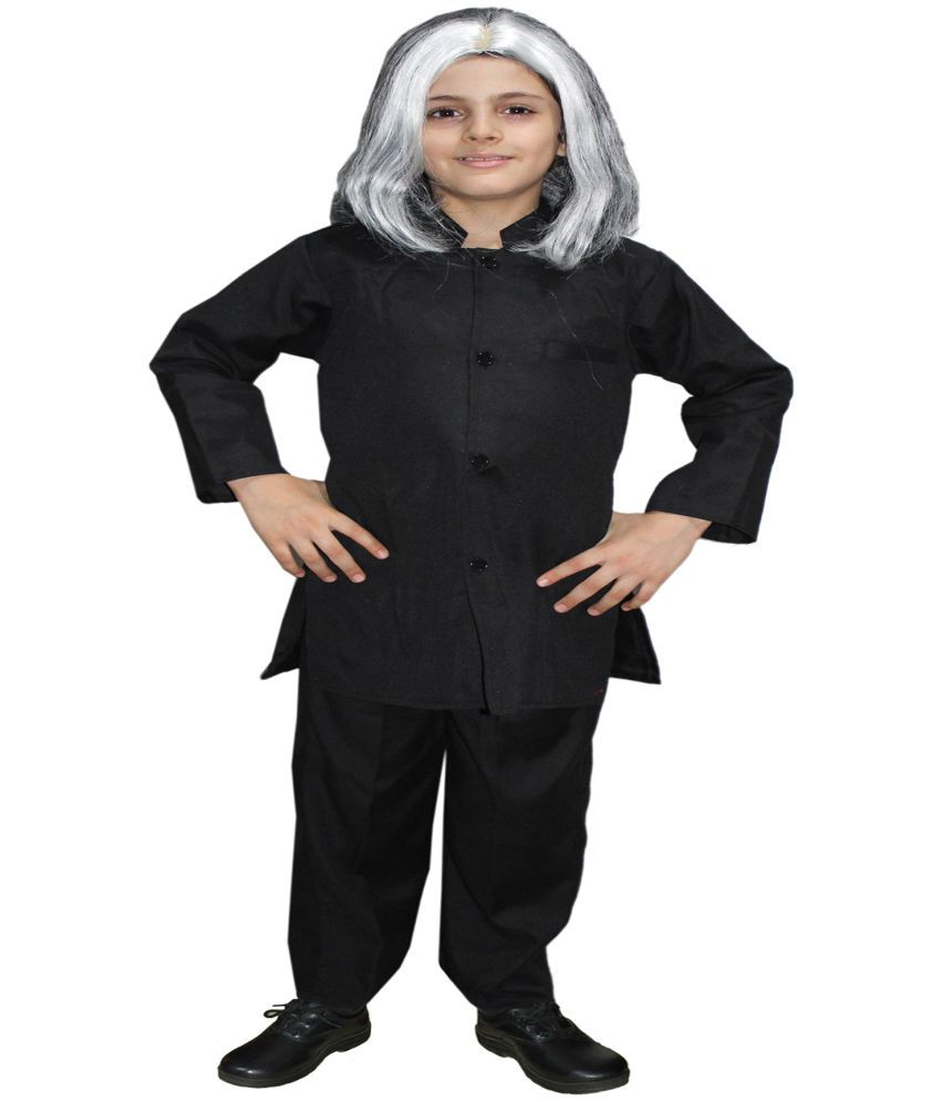     			Kaku Fancy Dresses National Hero Abdul Kalam Costume -Black, 7-8 Years, For Boys