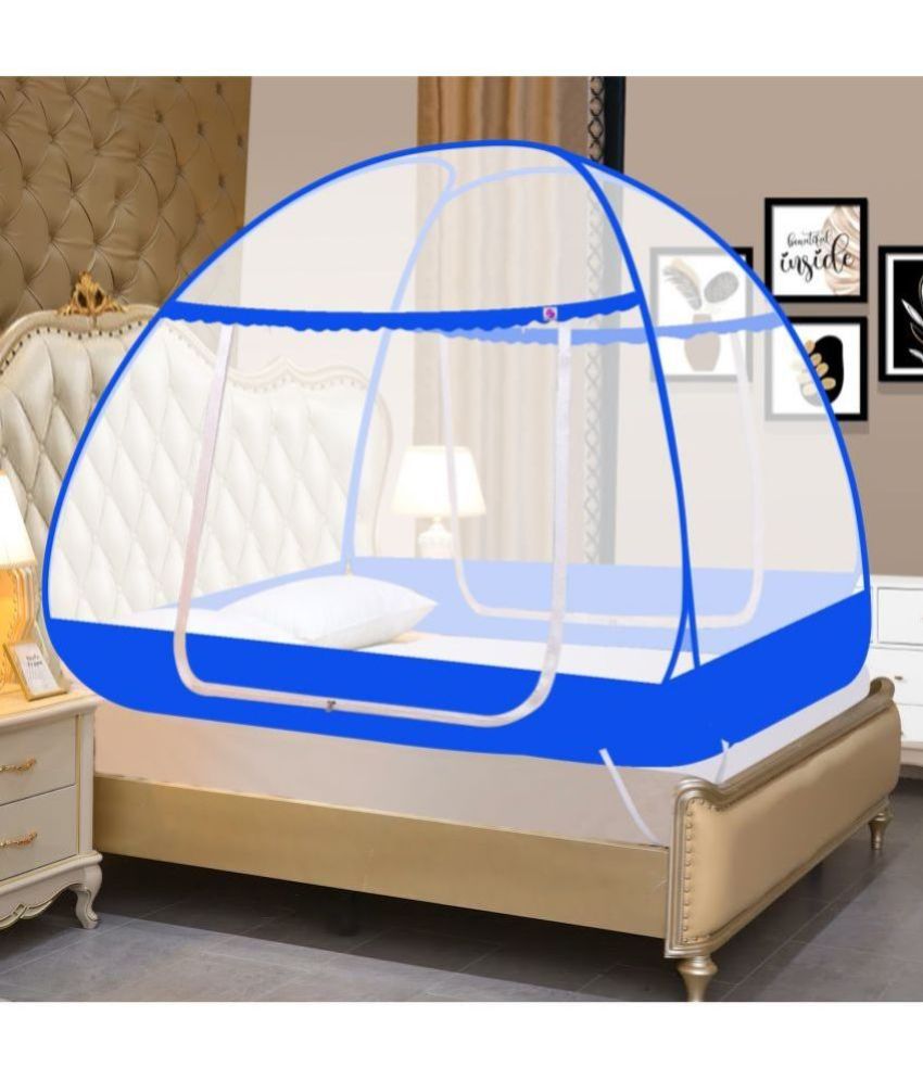     			Silver Shine - Blue Polypropylene Tent Mosquito Net ( Pack of 1 )