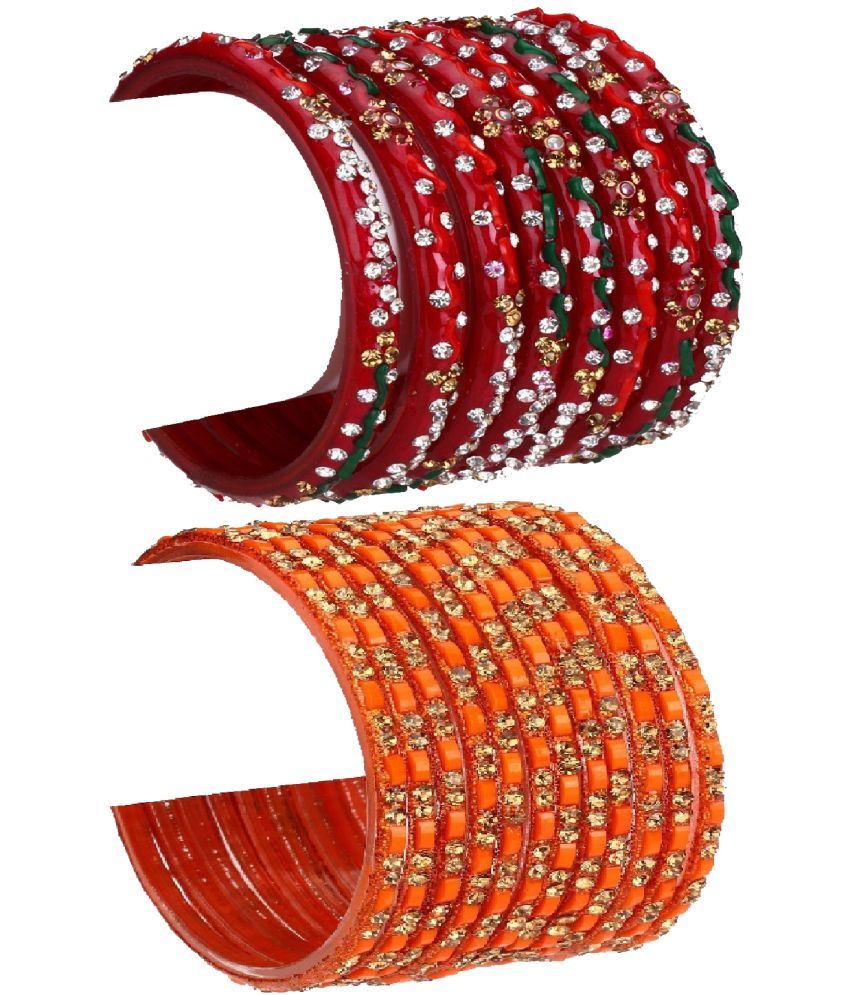     			Somil Multicolor Bangle Set ( Pack of 24 )