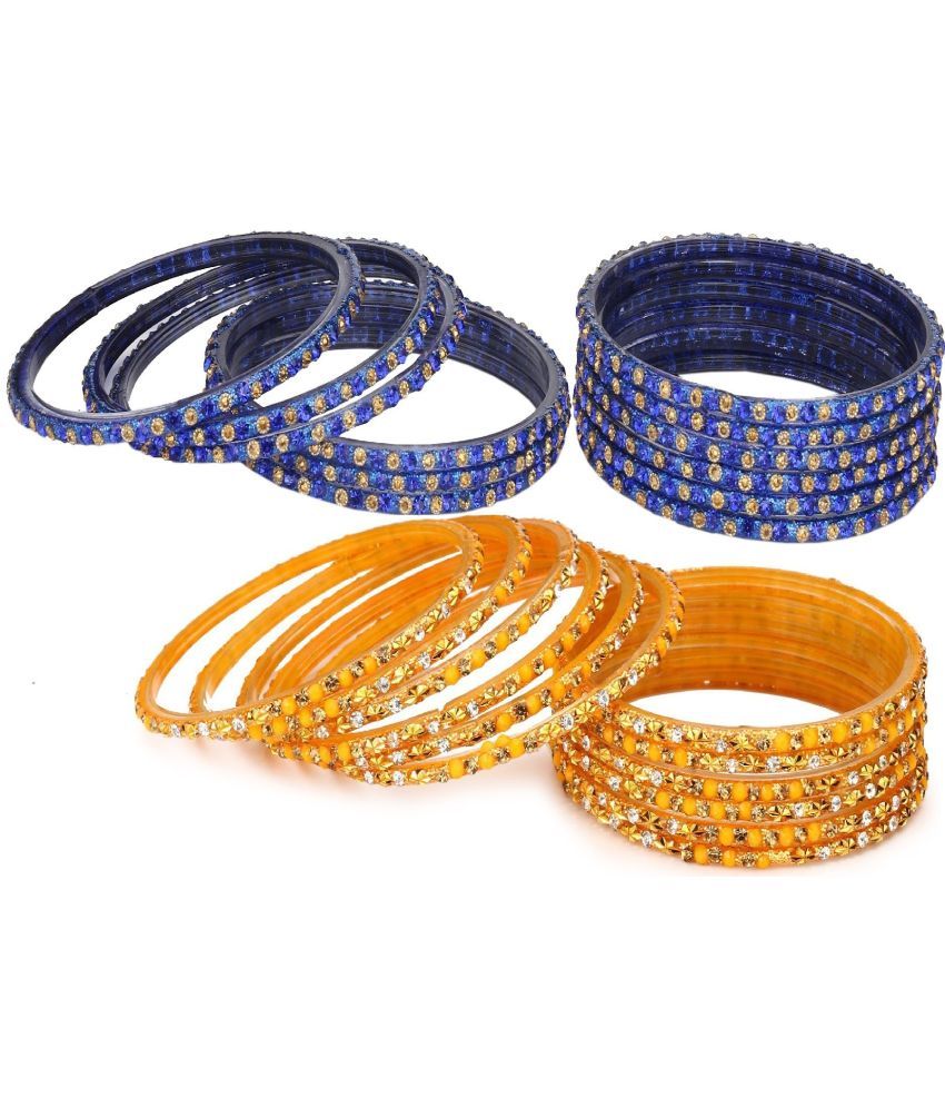     			Somil Multicolor Bangle Set ( Pack of 24 )