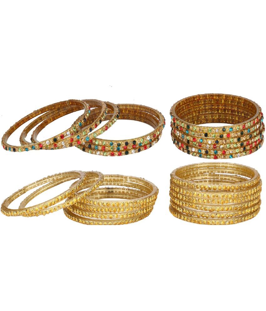     			Somil Multicolor Bangle Set ( Pack of 24 )