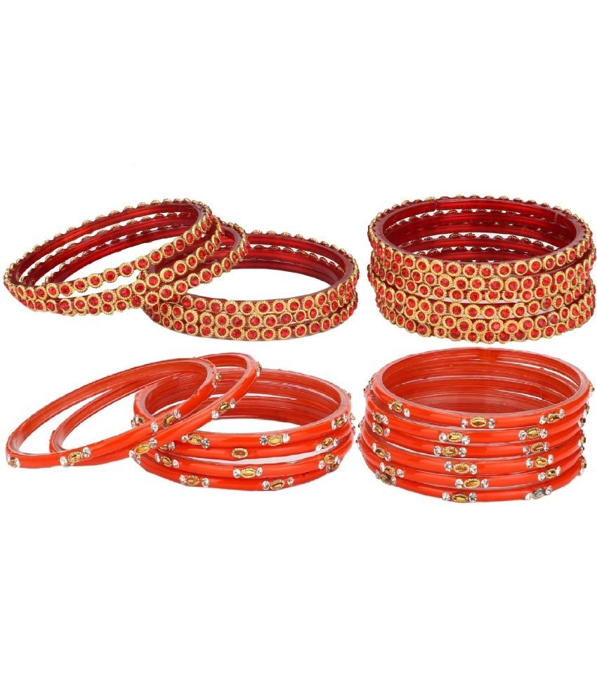     			Somil Multicolor Bangle Set ( Pack of 24 )