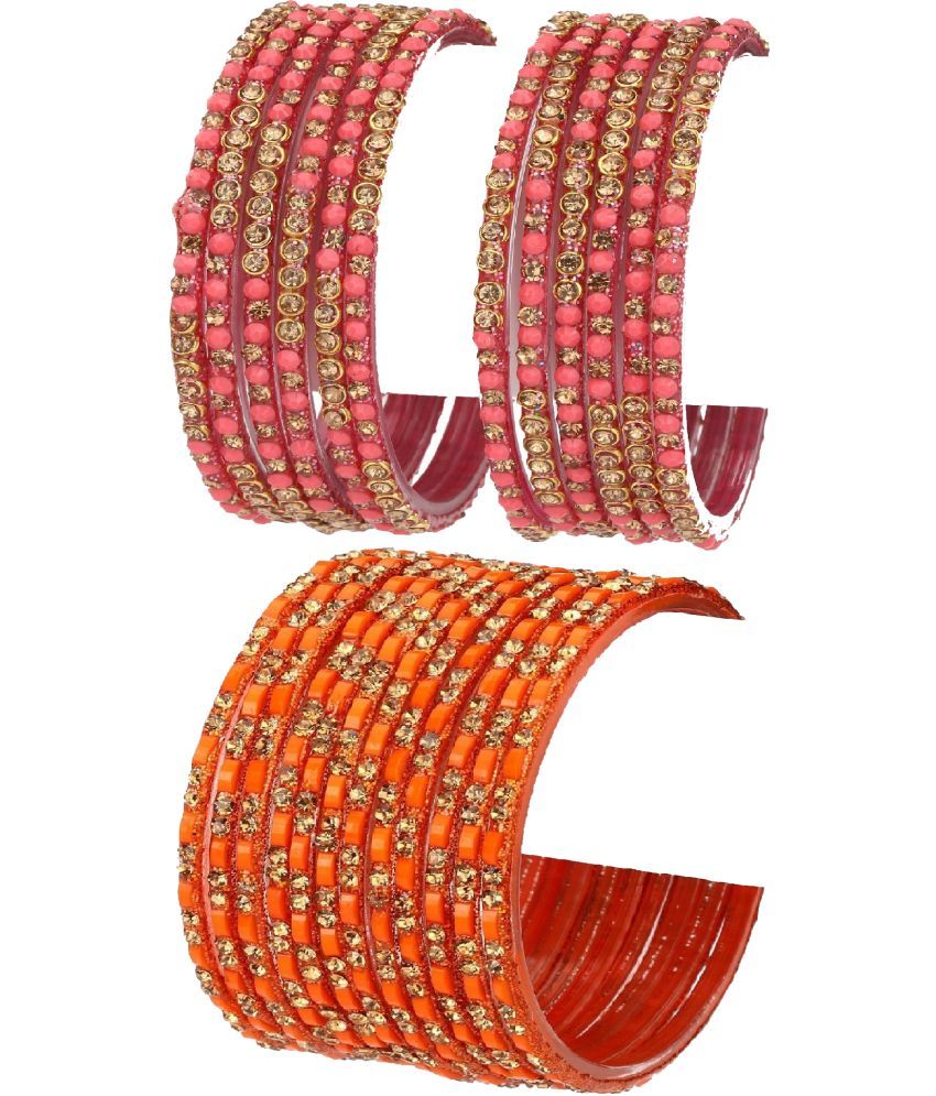     			Somil Multicolor Bangle Set ( Pack of 24 )