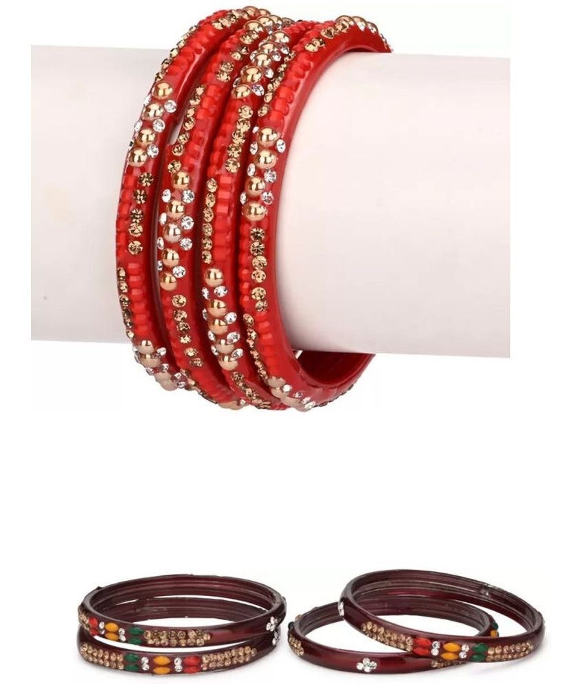     			Somil Red Kada ( Pack of 8 )