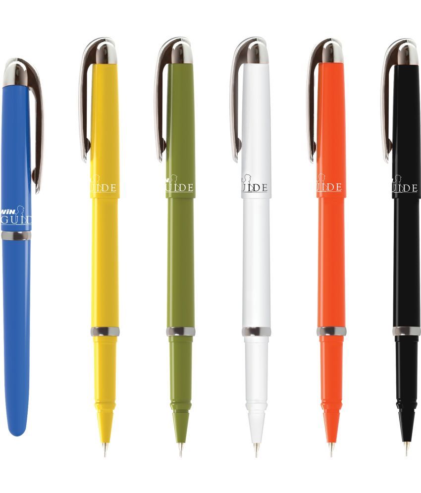     			Win Guide 30Pcs (20 Blue & 10 Black)|0.6mm Tip|Pens for Writing|School,Office Ball Pen (Pack of 30, Multicolor)