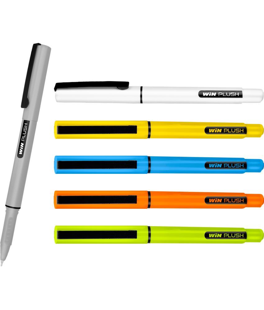     			Win Plush 20Pens (10 Blue & 10 Black)|0.7 mm Tip|Fast Writing|School,Office Ball Pen (Pack of 20, Multicolor)