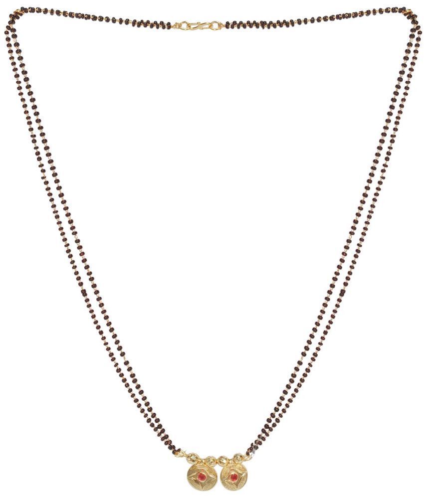     			shankhraj mall Golden Mangalsutra ( Pack of 1 )