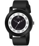 IIK COLLECTION Black Silicon Analog Men's Watch