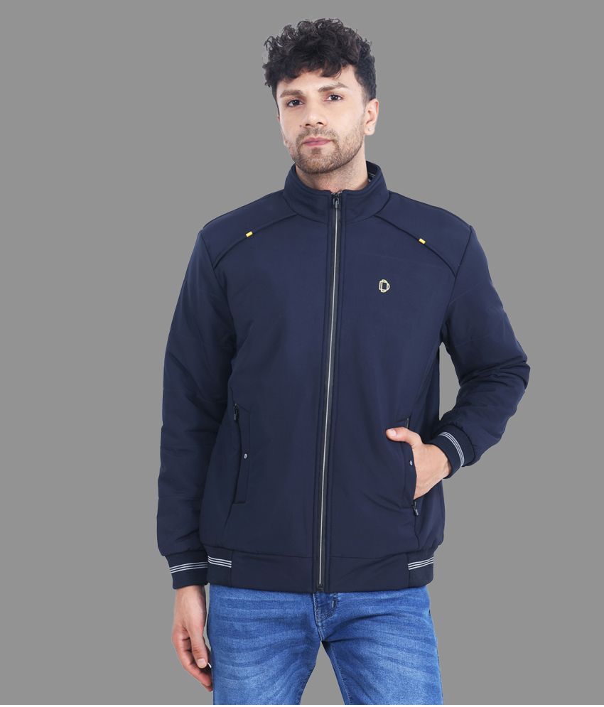     			Dollar Polyester Men's Casual Jacket - Navy Blue ( Pack of 1 )