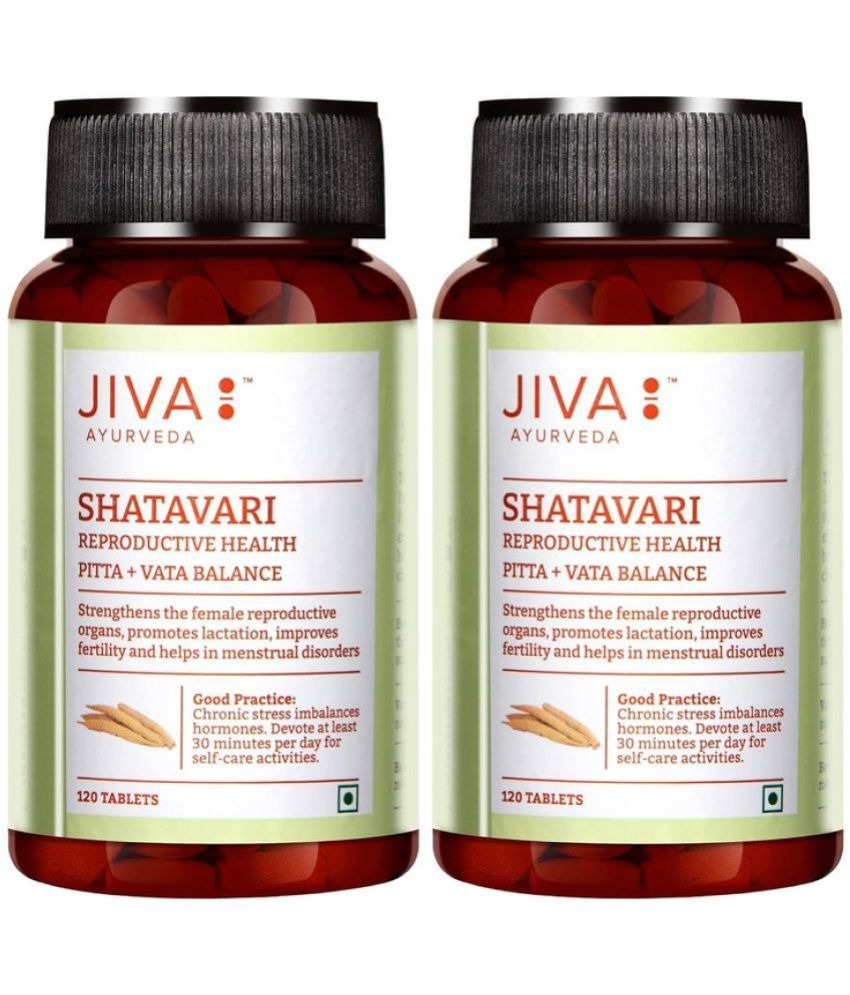     			Jiva Ayurveda Shatavari 120 Nos (Pack of 2)