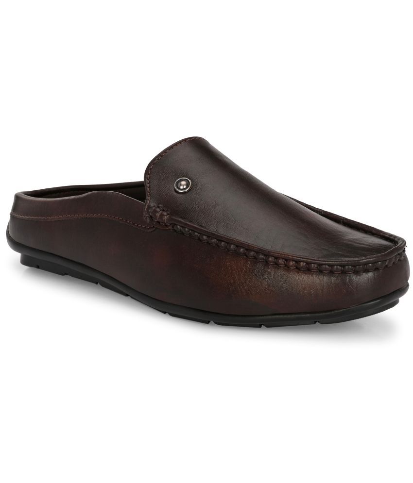     			KARADDI Brown Men's Slip on