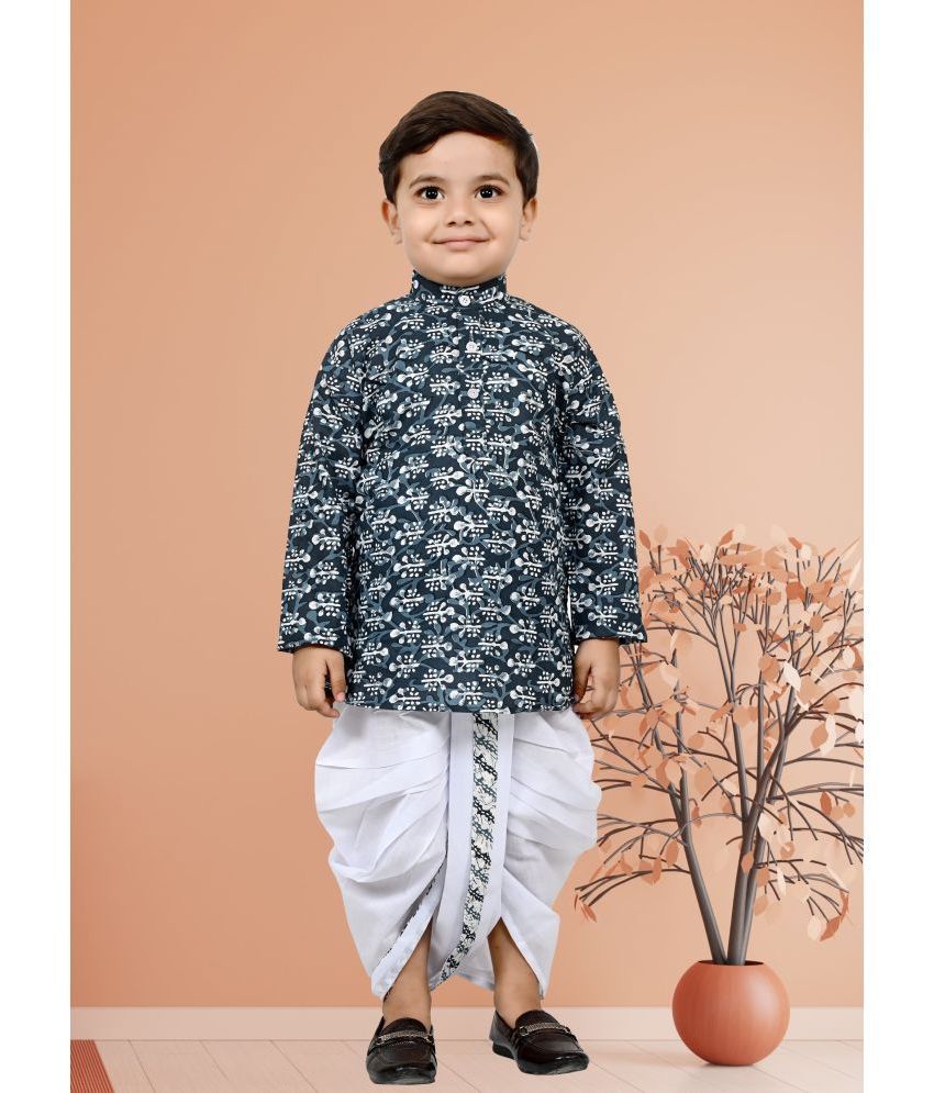     			Arshia Fashions Kids Traditional Ethnic Festival Wear Dhoti Kurta Set For Baby Boys