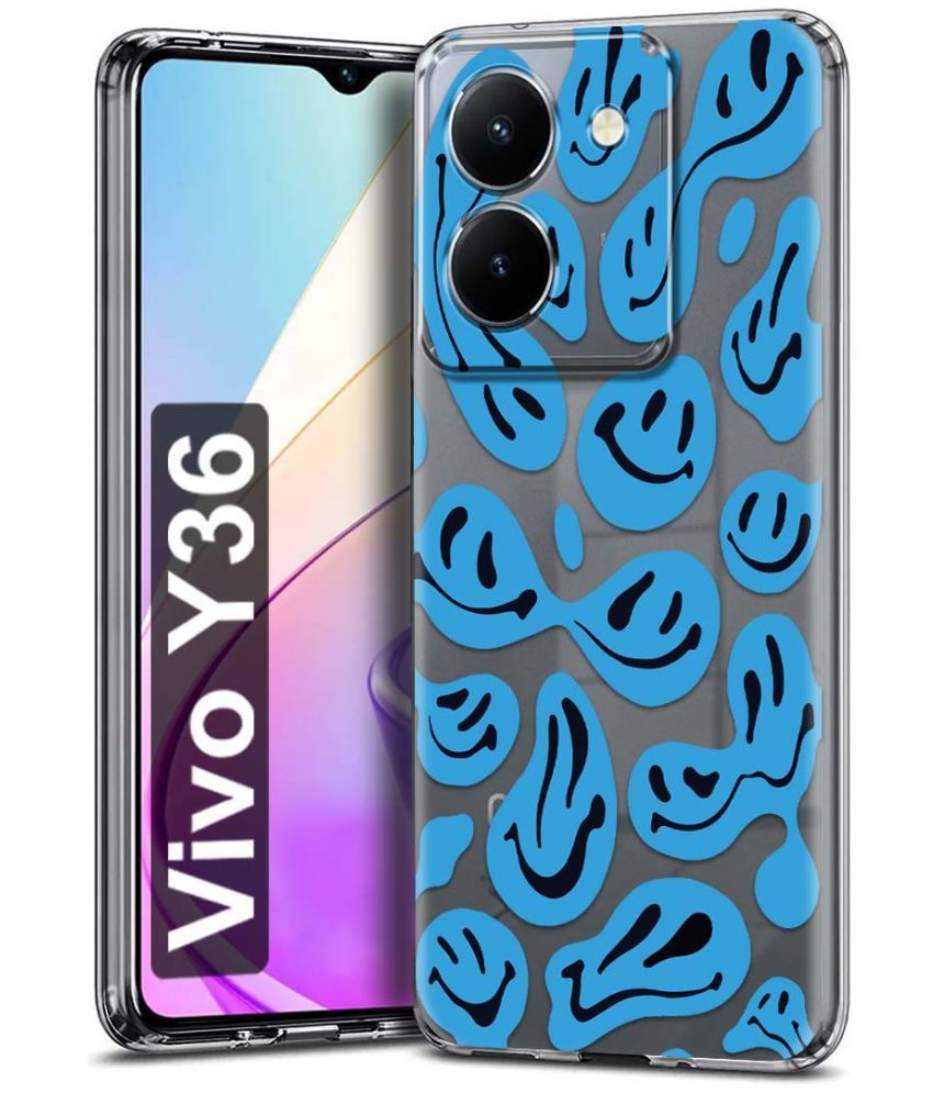     			Fashionury Multicolor Printed Back Cover Silicon Compatible For Vivo Y36 ( Pack of 1 )