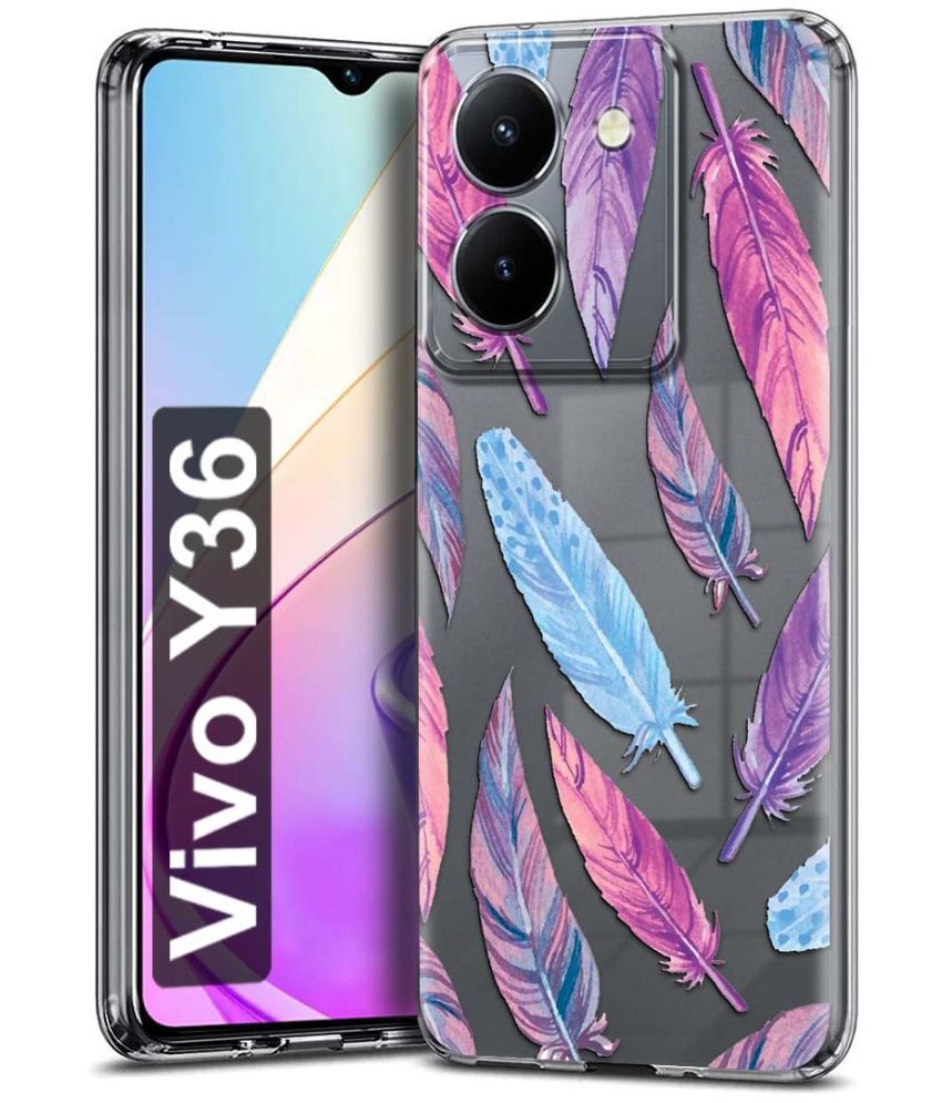     			Fashionury Multicolor Printed Back Cover Silicon Compatible For Vivo Y36 ( Pack of 1 )